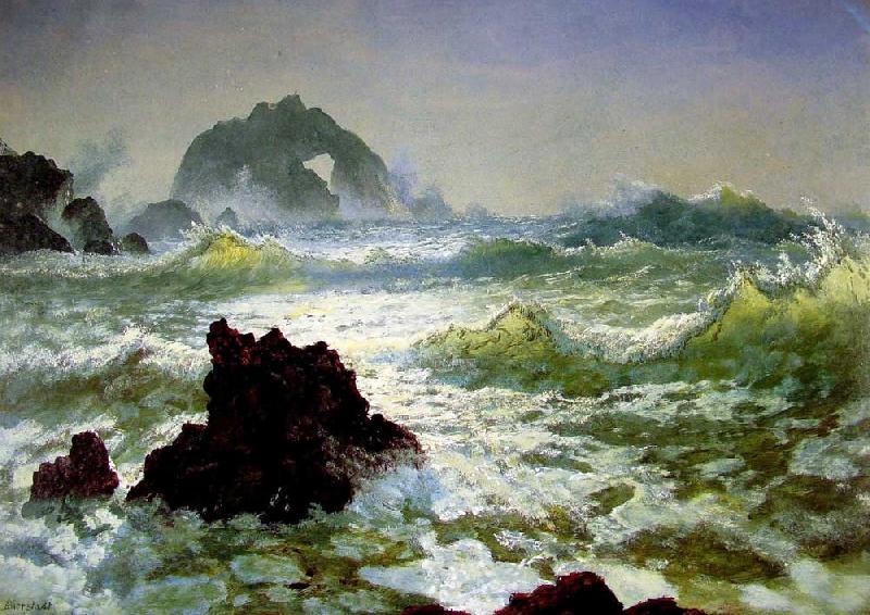 Albert Bierstadt Seal Rock, California France oil painting art